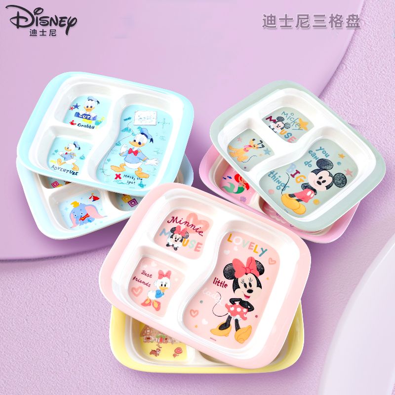 Piring mangkok gelas melamin Original Food Grade Mickey Minnie Donald Dumbo Princess