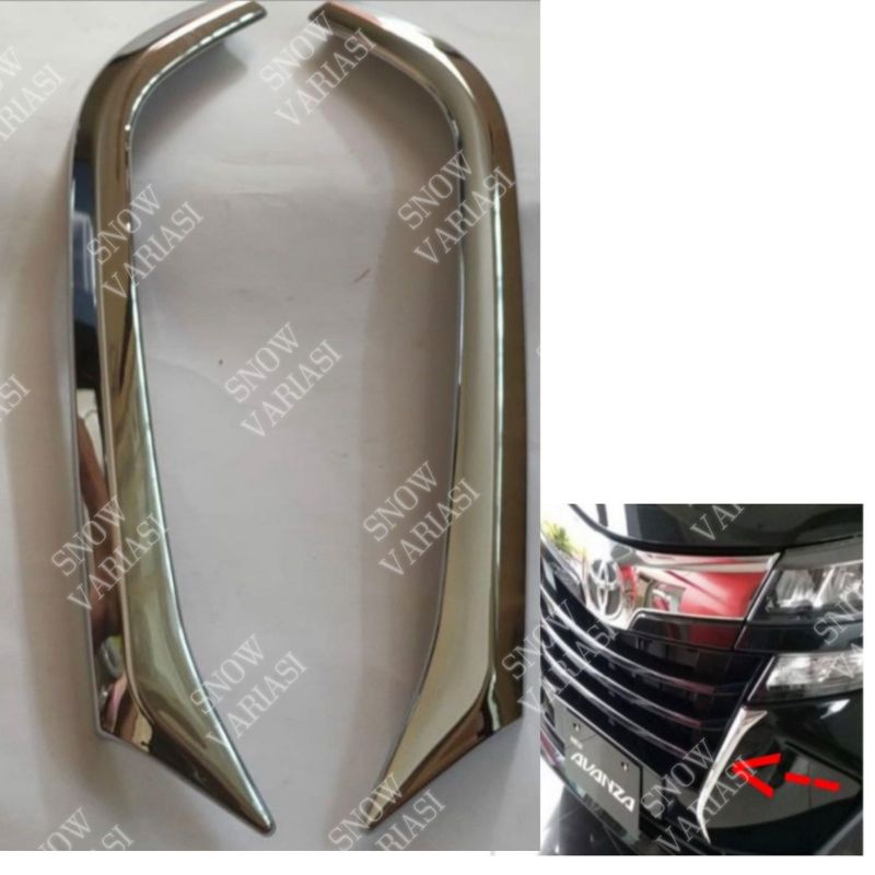 List Grill Avanza Xenia 2019 2020 2021 Chrome