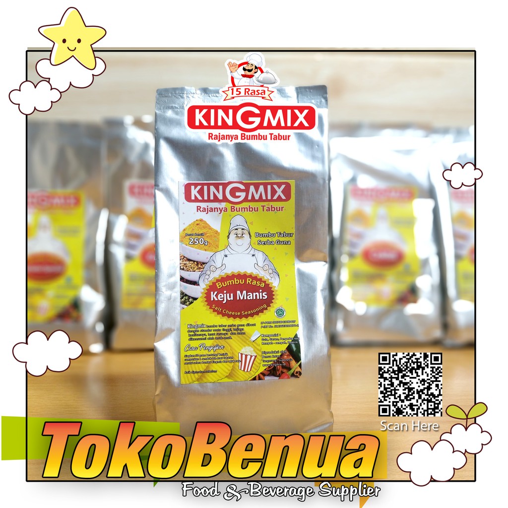 

Bumbu Tabur Keju Manis KINGMIX 250 gr