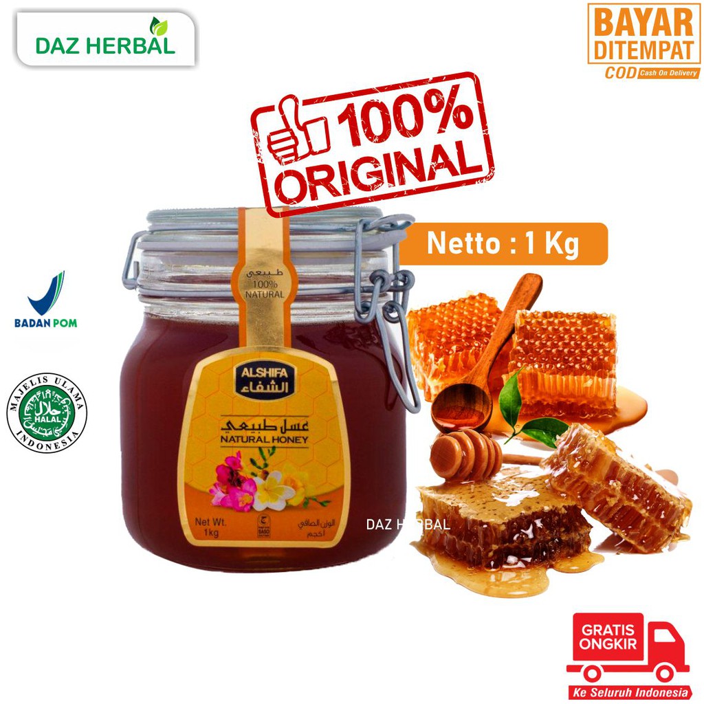 

MADU ASLI MURNI ARAB AL SHIFA MADU ASYIFA MADU ALSHIFA SHIFA 1KG ASLI HERBAL