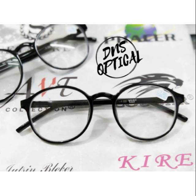 KACAMATA MINUS CEWEK COWOK - KACAMATA BULAT LENSA ANTIRADISI TERMURAH