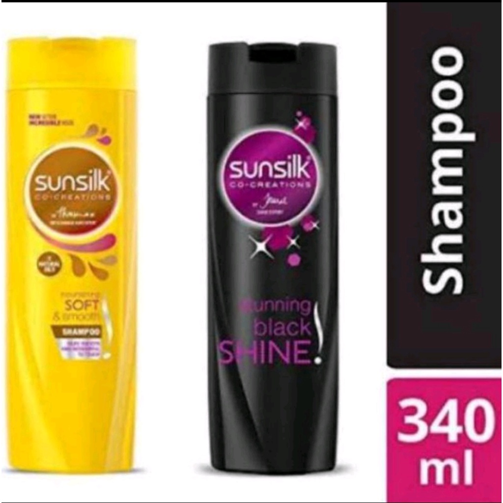 SHAMPOO SUNSILK  CO - CREATION 340 ML | BLACK SHINE | SOFT &amp; SMOOTH