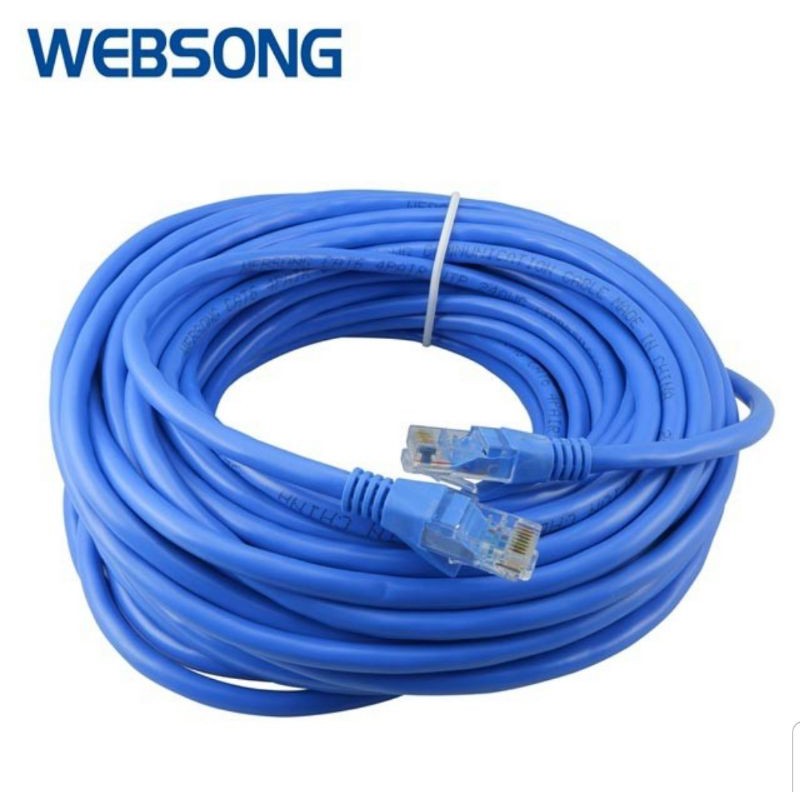 Kabel LAN RJ45 UTP Ethernet 20M Cat6 Gigabit WEBSONG