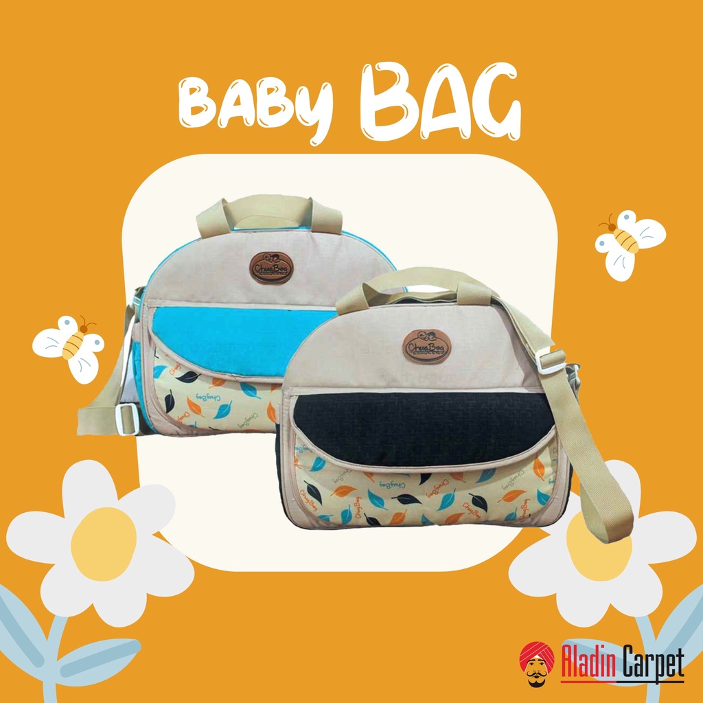 BABY BAG TAS PERLENGKAPAN  BAYI MEDIUM/SEDANG GREEN SERIES/TAS BAYI