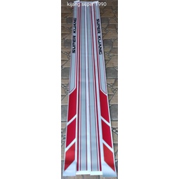 STRIPING STICKER KIJANG SUPER 1990 MERAH