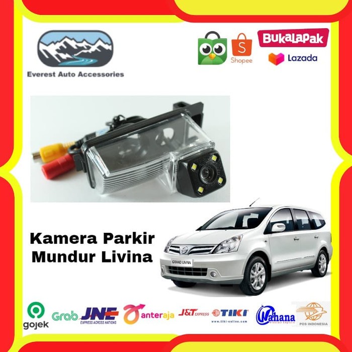 Kamera Camera Parkir Mundur Nissan Livina Plug N Play ( Rearview Parking Camera Livina)