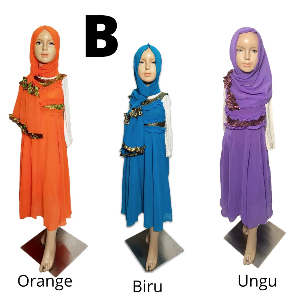 Termurah! Baju Muslim Anak Size 3 Tahun