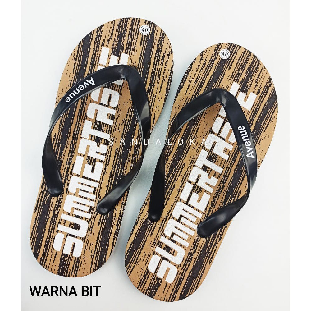 Sandal Jepit Pria Summertaste Avenue | Sendal Distro Surfing Casual | Sandal Jepit