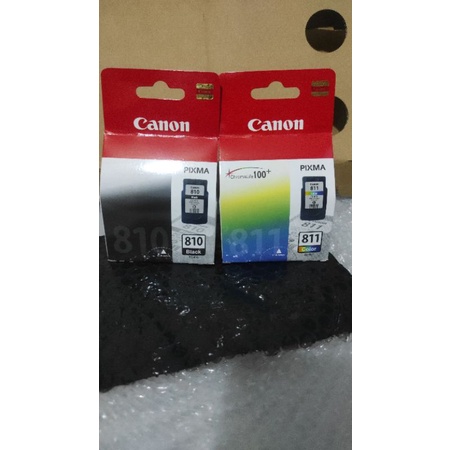 Paket tinta cartridge canon pg 810 black dan 811 color