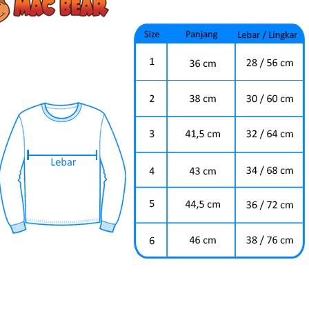 Banyak Dipakai.. MacBear Baju Anak Laki-laki Sweater Anak Winter Collection NYPD Stripe 6 bulan - 12