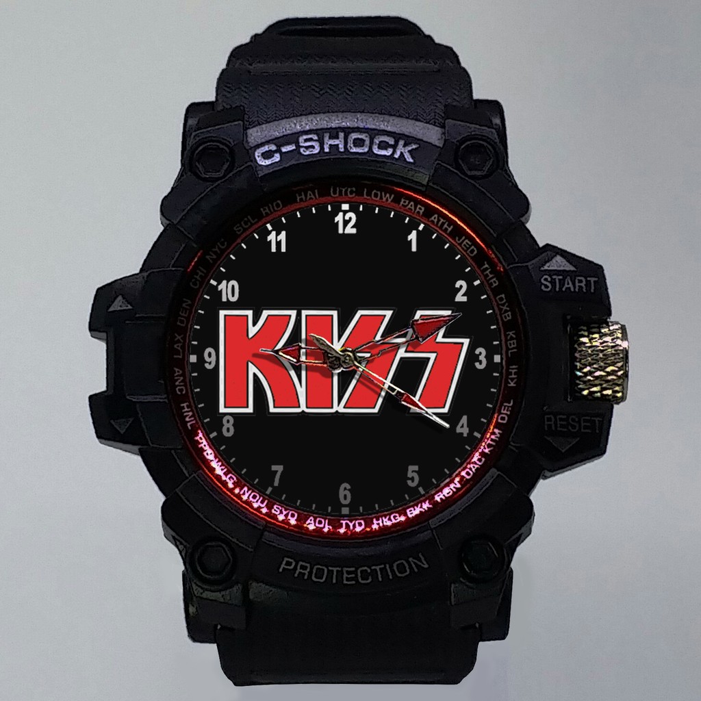 (ISTIMEWA BOSSQUE) JAM TANGAN KISS LIST MERAH - EXCLUSIVE 8