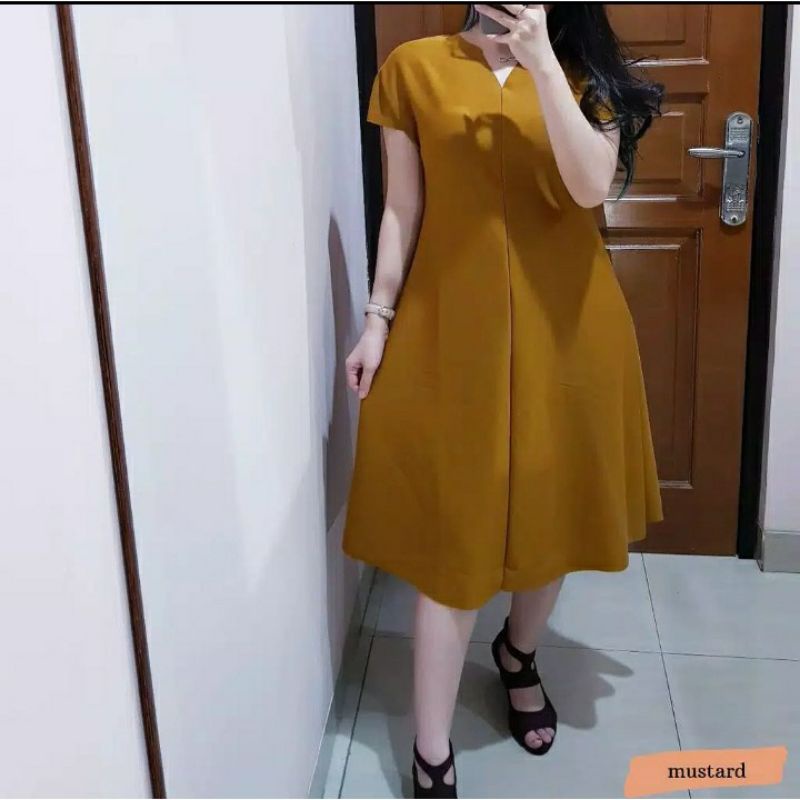 MIDI DRES LEHER V DRES MIA CREP DRES WANITA TERBARU DRES PE5TA WANITA CESUAL DRES PESTA WANITA JUMBO DRES WANITA KOREAN DRES WANITA LENGAN PENDEK  DRES WANITA DEWASA DRES DASTER WANITA JUMBO KEKINIAN  DRESS WANITA TERBAU 2023  SIZE M L XL XXL XXXL