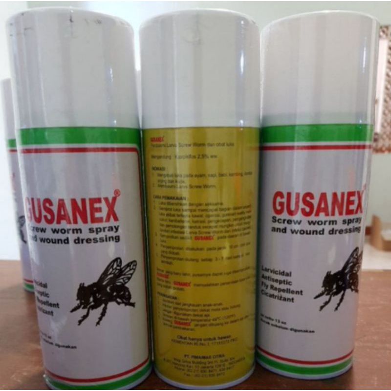 obat hewan gusanex spray obat semprot anti lalat untuk luka hewan 100% asli original