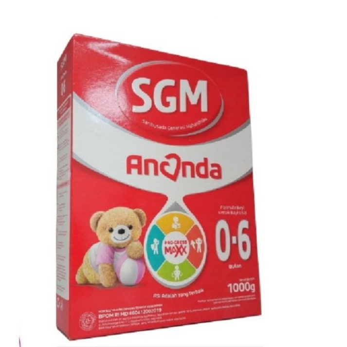 Susu Bayi SGM ANANDA 0-6 bulan 1000gram