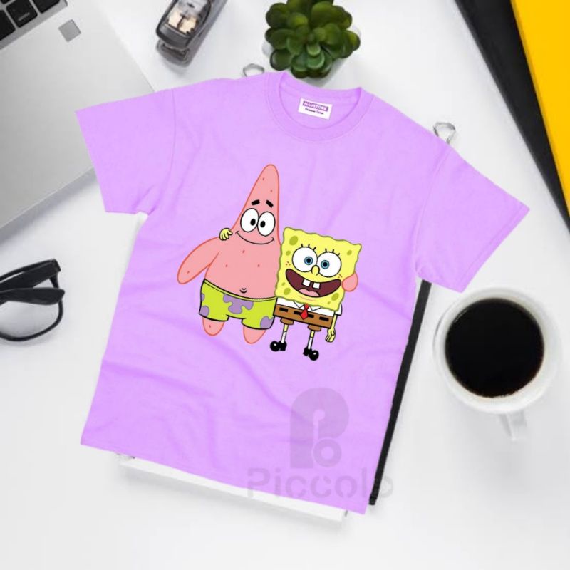 kaos anak spongbob bahan premium