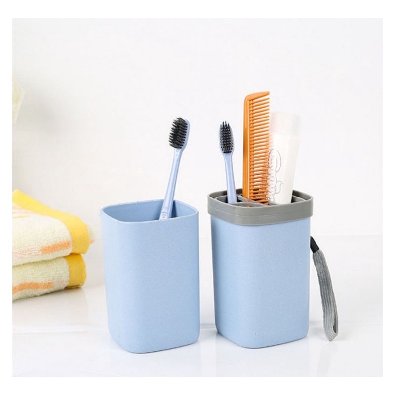 Portable Travel Toothbrush Holder Cup Tempat Sikat Gigi utk Travel Storage Box Case Holder Organizer