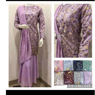 Gamis Brokat Sultan Duyung Mewah Murah