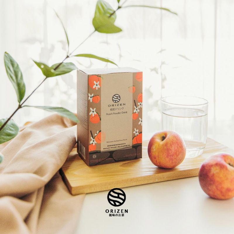 

BPOM Orizen Peach Tea (1 Box / 10 pcs)