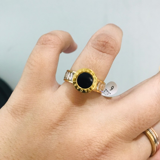 Cincin Titanium Model Bulgari  untuk kak Nasha