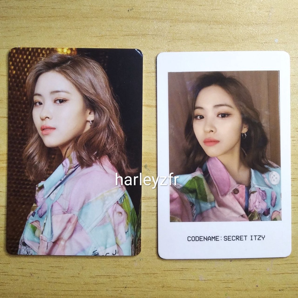 pc pola trading card tc ryujin photocard itzy csi