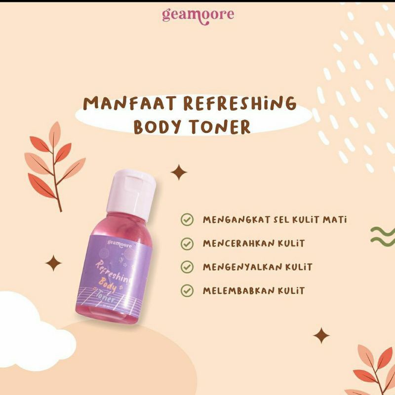 Geamoore Refreshing Body Toner BPOM 30ml.