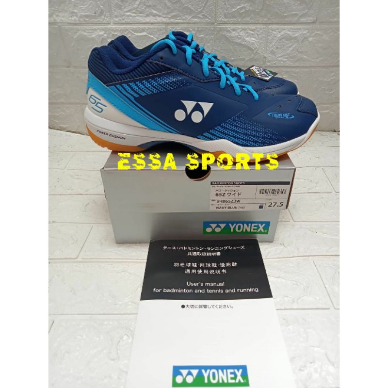 SEPATU BADMINTON YONEX SHB 65 Z3 SHB 65Z3 MEN WIDE NAVY BLUE JP CODE ORIGINAL