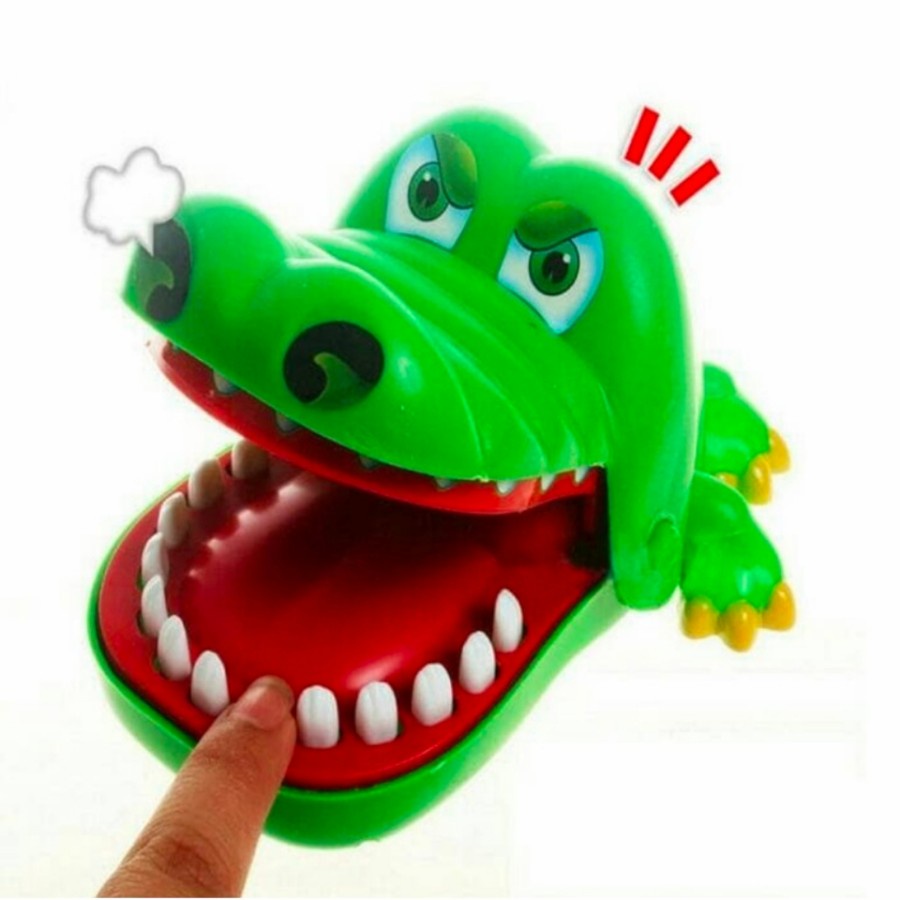 MC MAINAN CROCODILE DENTIST MAINAN BUAYA GIGIT MAINAN KELUARGA EDUKASI