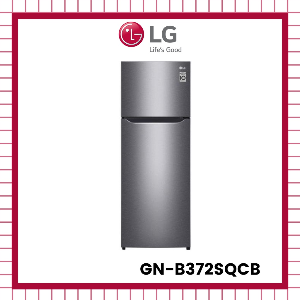 LEMARI ES LG 2 PINTU GN-B372SQCB / KULKAS LG 2 PINTU GN-B372SQCB
