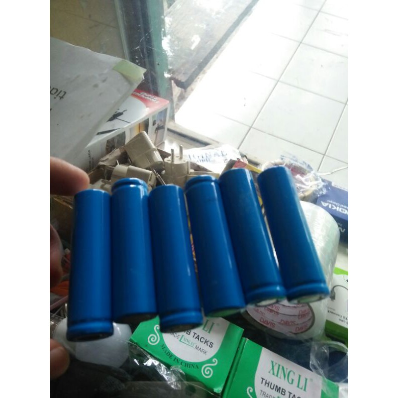 baterai 18650 kipas mini powerbank senter
