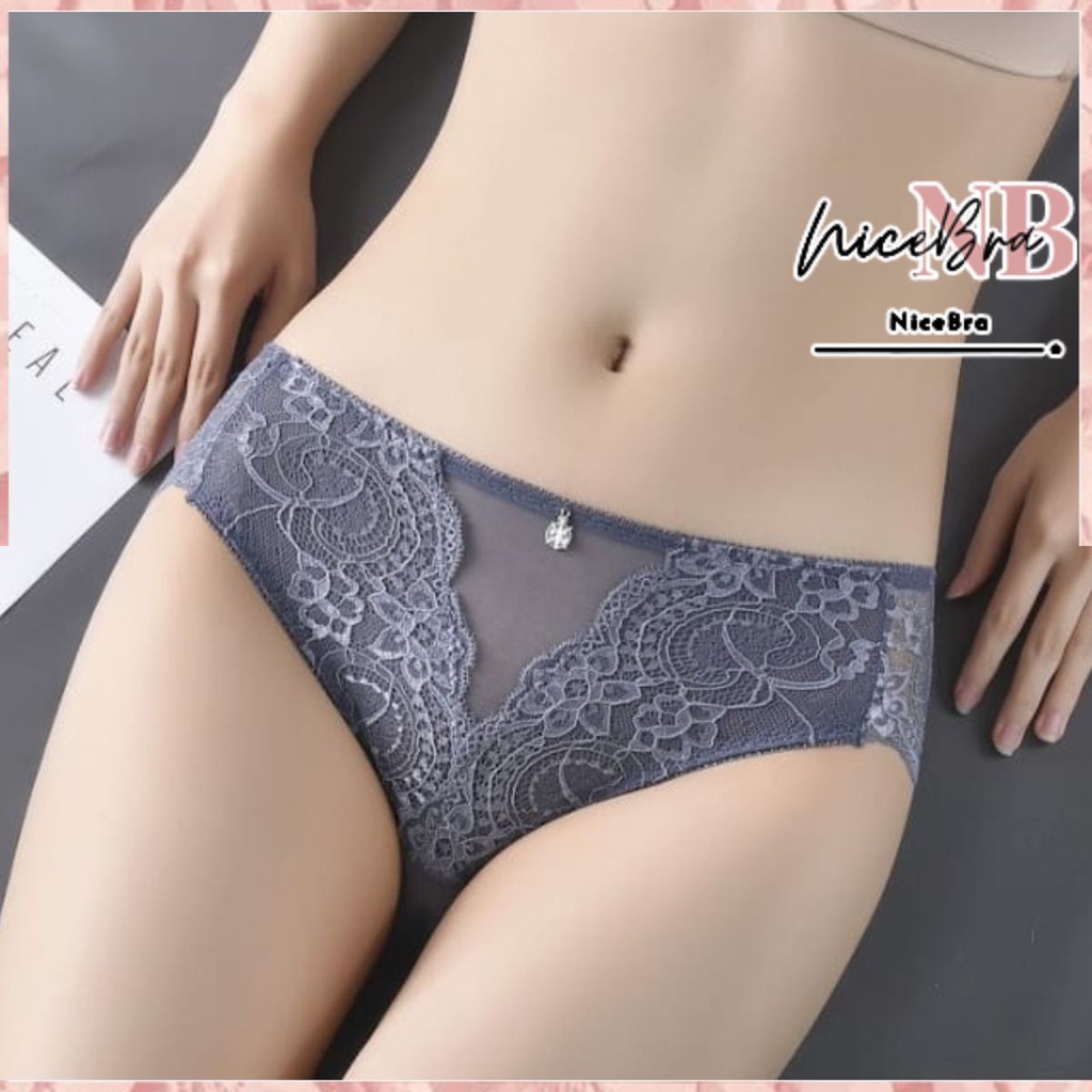 Nicebra Celana Dalam Wanita Renda Lace Panties Panty Premium Quality 3093