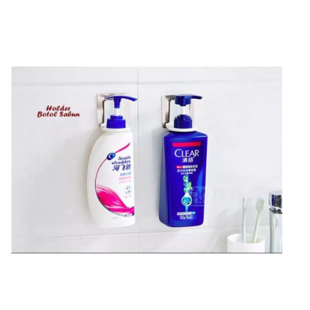 Tokomuda Holder Botol Shampoo Holder Sabun Bathroom Soap Holder Kuat