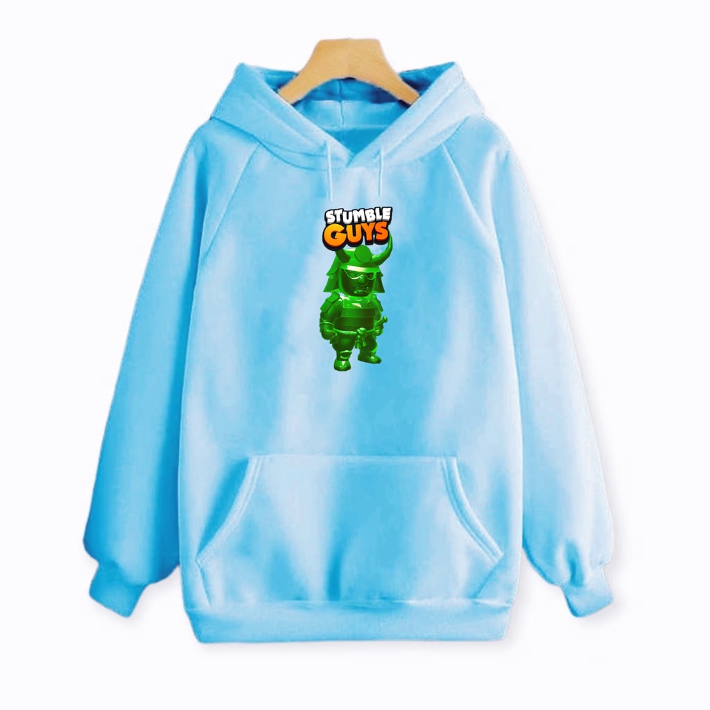 Sweater Hoodie Stumble Game Green Sogun Size M, XL / COD