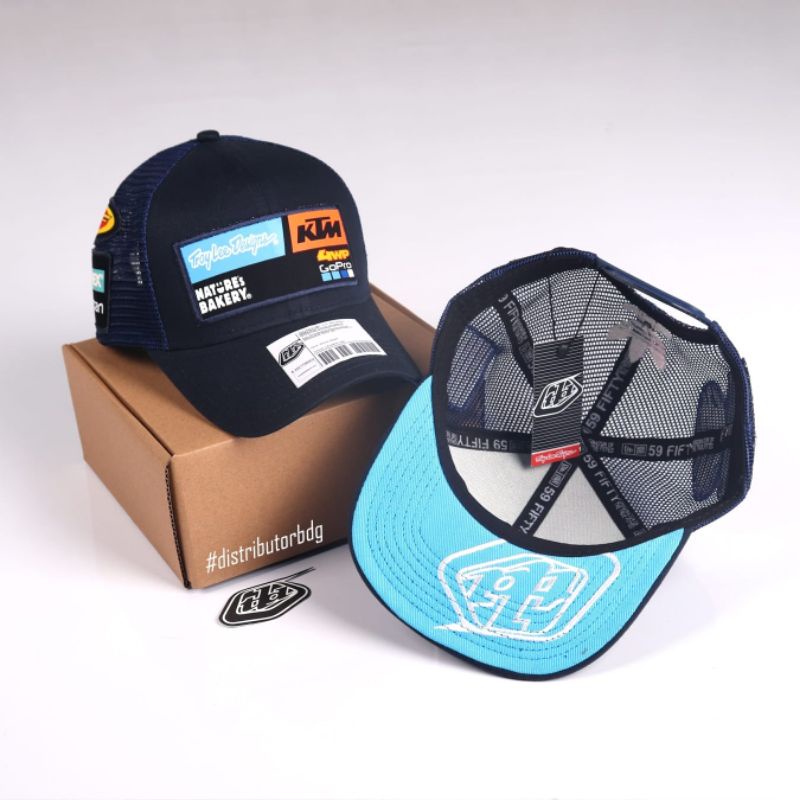 TOPI SNAPBACK TOPI KTM TOPI KTM CEKUNG SNAPBACK TLD KTM TEAM (NAVY)