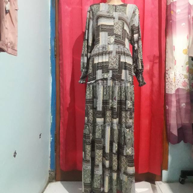 Gamis rayon bangkok umpak by NHM Fashion