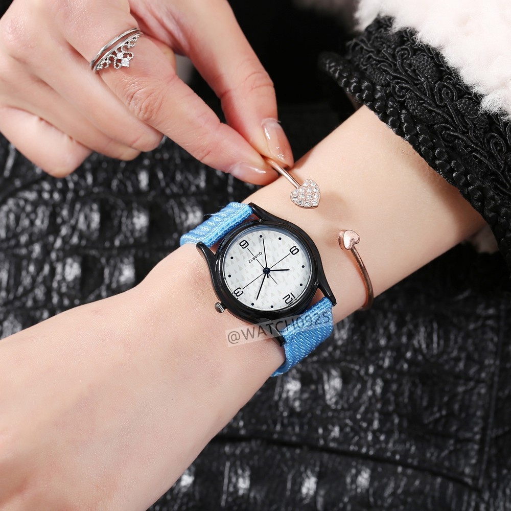 JAM TANGAN WANITA FASHION KULIT WOMEN ARLOJI  IMPORT PREMIUM MURAH KOREAN DIAMOND IMPORT W82