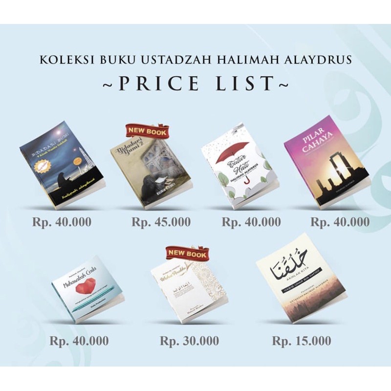 Buku Ustadzah Halimah Alaydrus