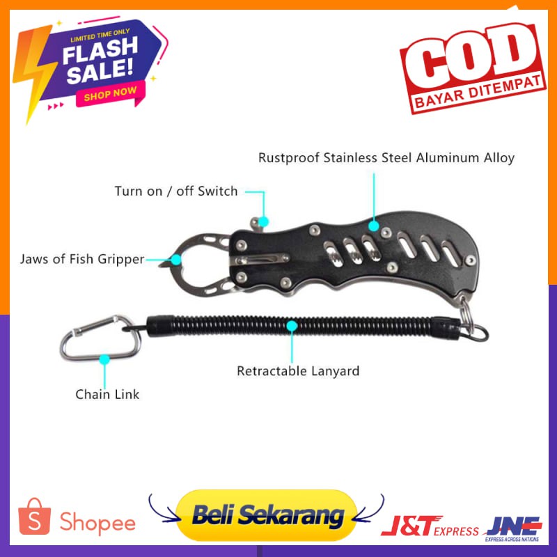 Big Game Fish Lip Gripper Portable - FHG-62O