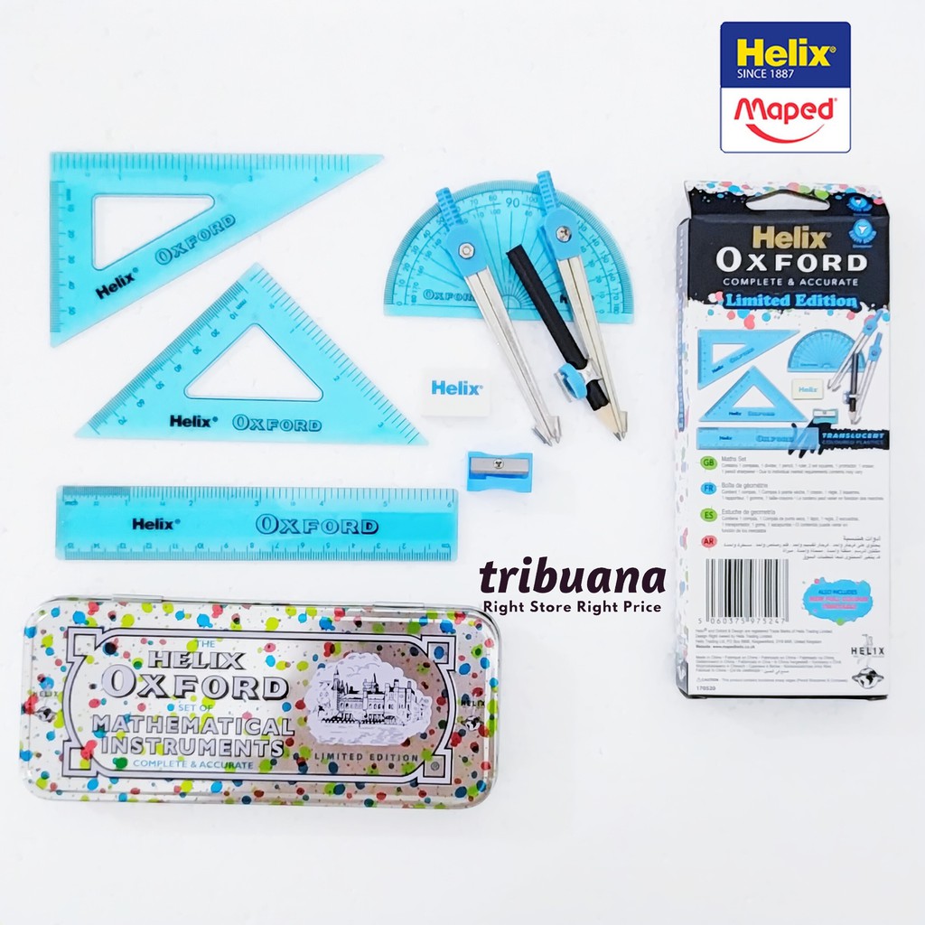 

Math Set Helix Oxford Splash - Jangka Pengaris Set