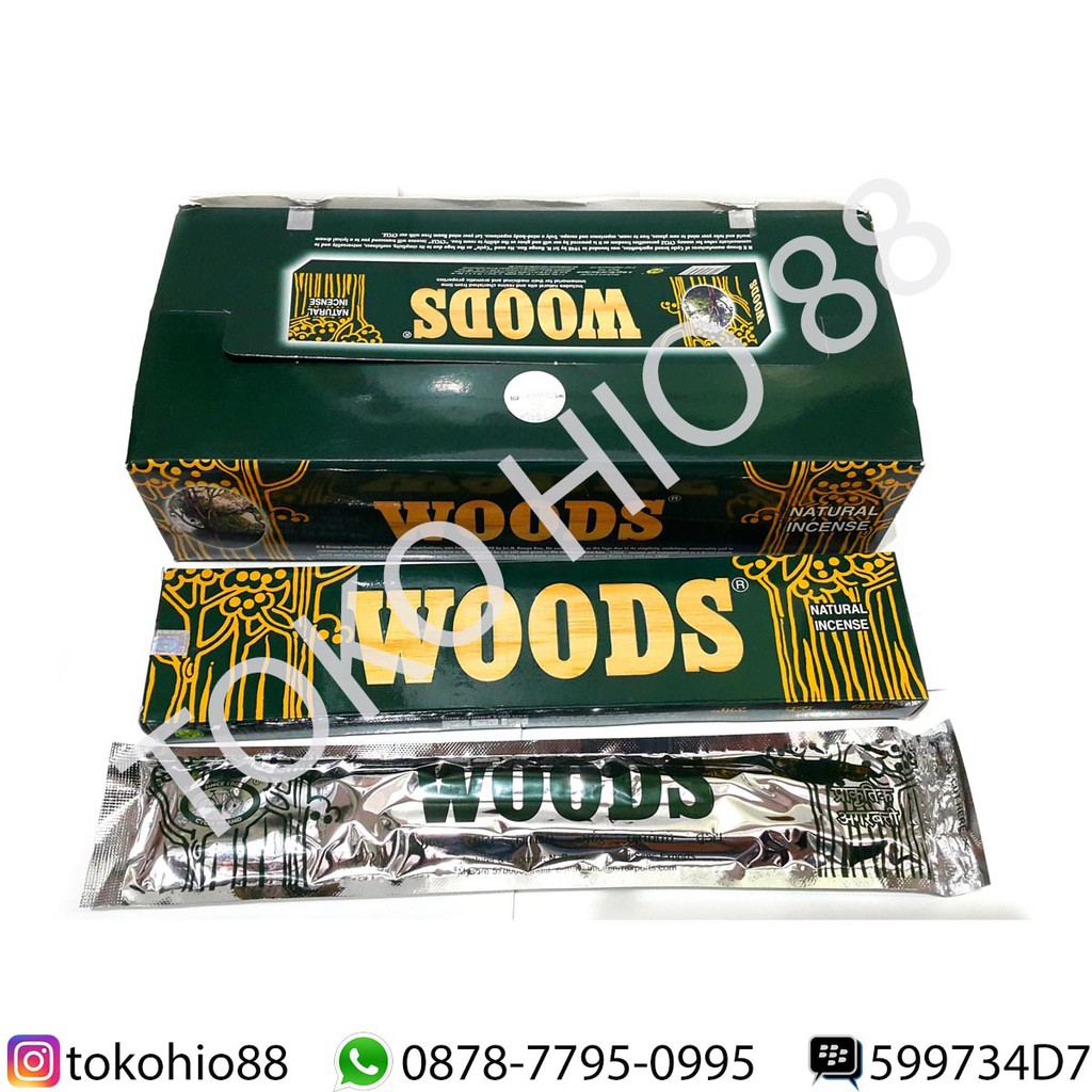 Hio harum Dupa Herbal Wood Wangi Aromaterapi India Merk Woods Natural Incense Sticks Aromaterphy