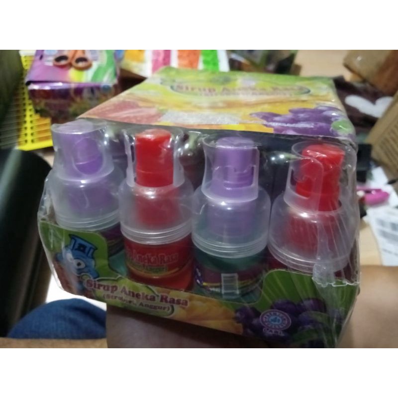 Permen Warung Anak Rasa Sirup semprot Gas 20Pcs