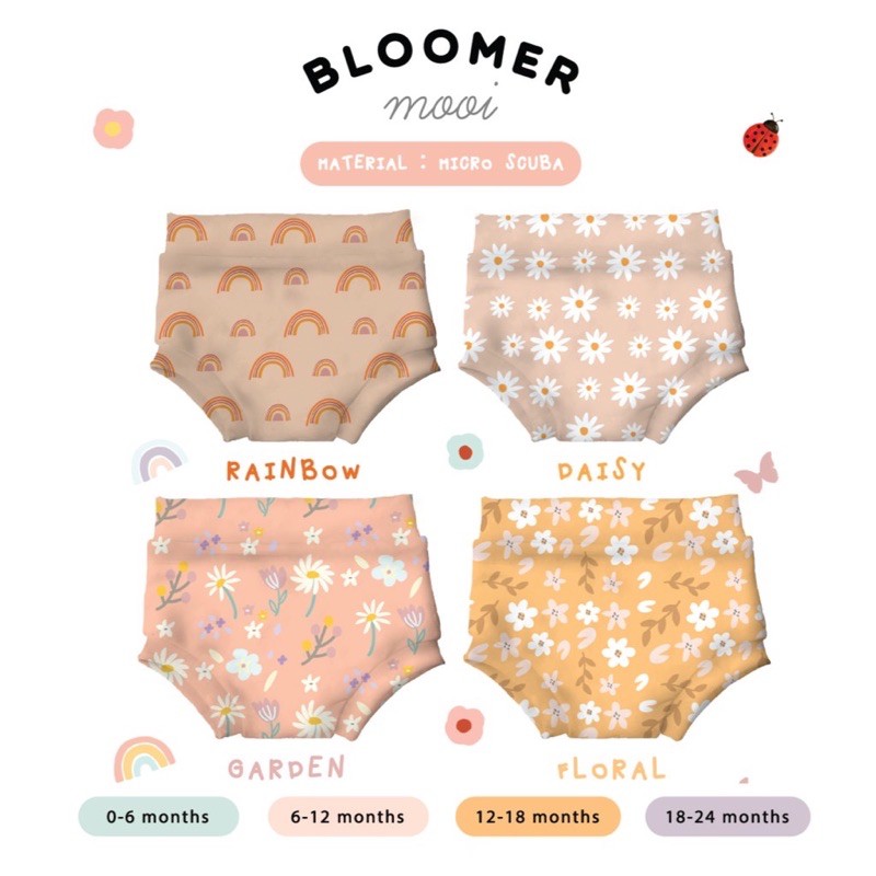 mooi celana bloomer celana pop anak printing