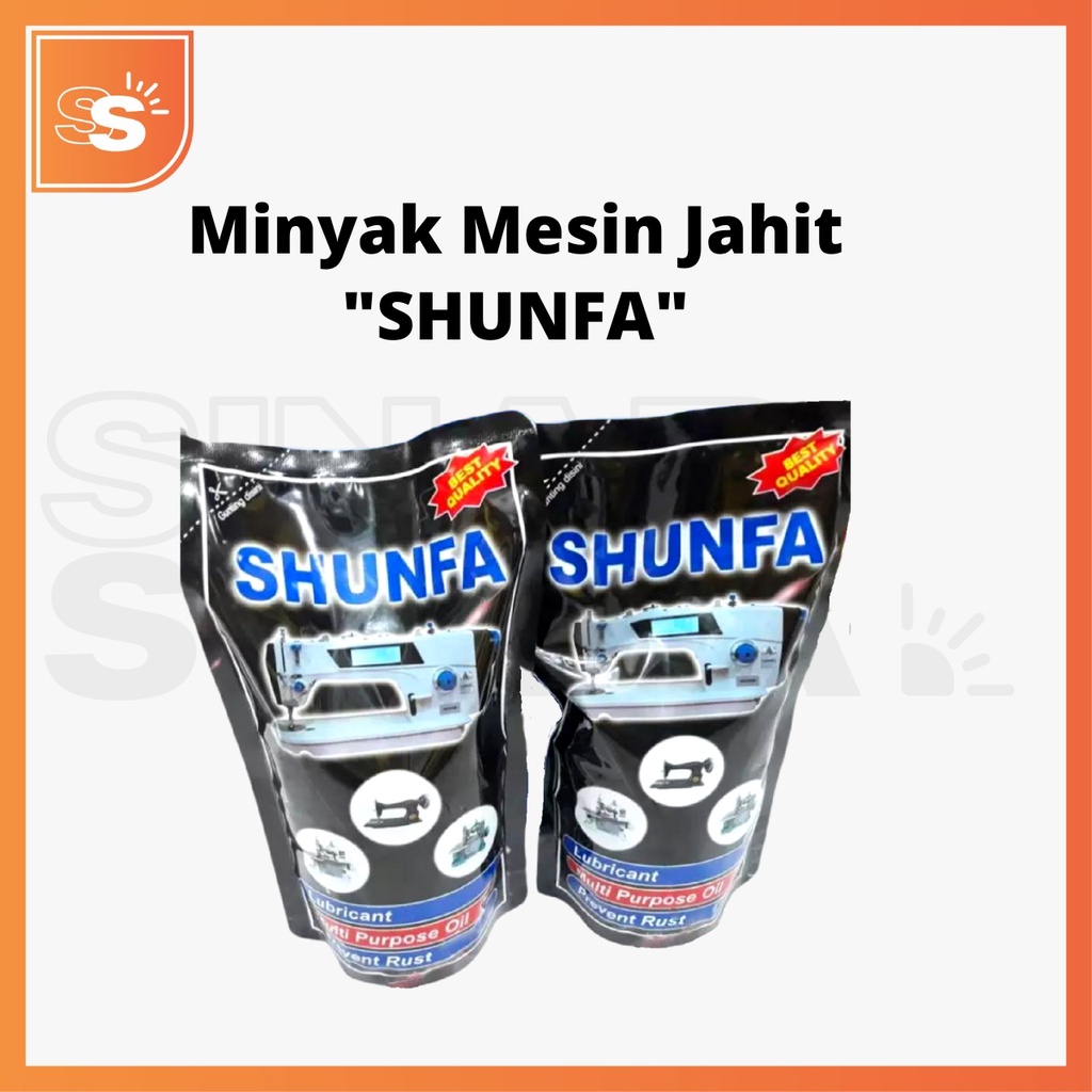 Minyak Shunfa Refill 900 ML / Minyak Mesin Jahit Industri Refill