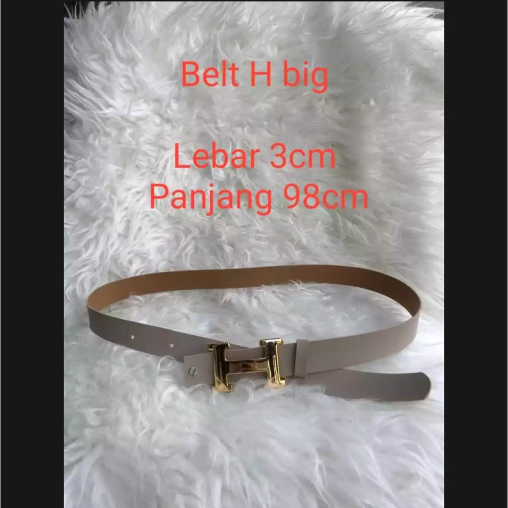 belt H big// ikat pinggang// aksesoris/gesper wanita