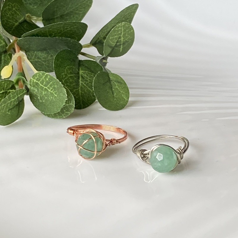 Cincin Kawat / Wire Ring - Emerald