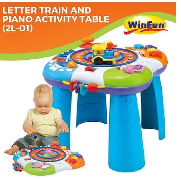 Winfun Letter Train And Piano Activity Table