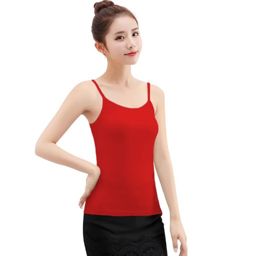 Fifi FASHION Tanktop Singlet Tali Kecil Wanita Gaya Korea - Reza