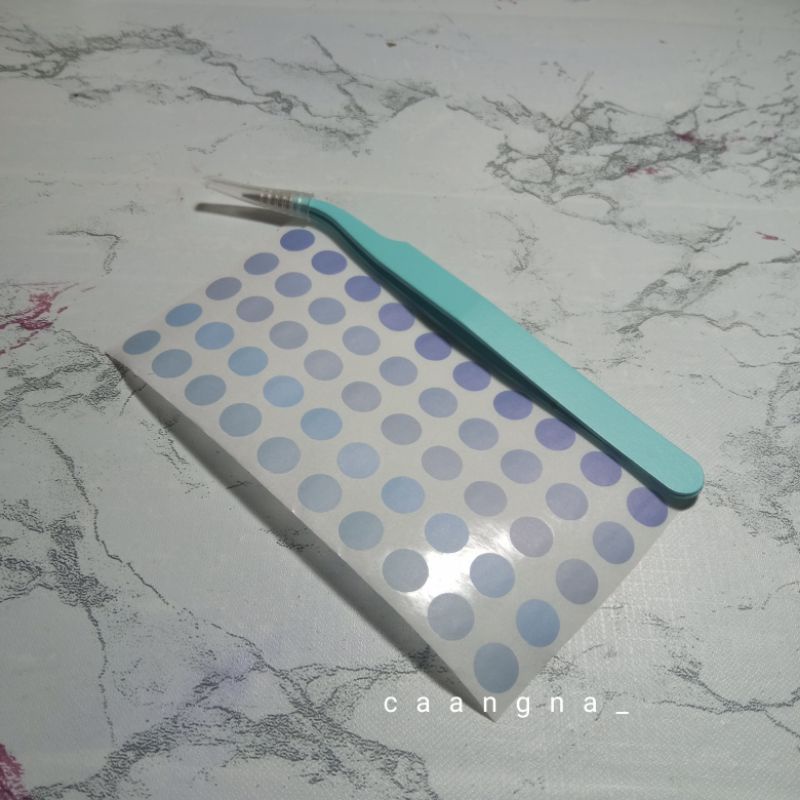 

(B) 50 pcs mini washi tape dot / washi tape mini / dot washi tape blue