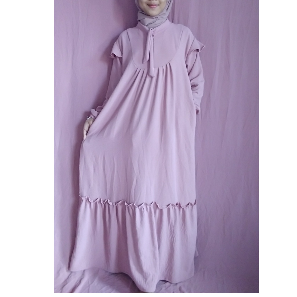 GAMIS REMPEL CRINKLE AIRFLOW JUMBO  /GAMIS TERBARU CRINKLE AIRFLOW PREMIUM IMOPORT /GAMIS REMPEL BAW