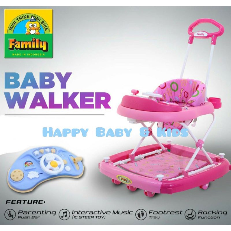 FAMILY BABY WALKER MAINAN SETIR