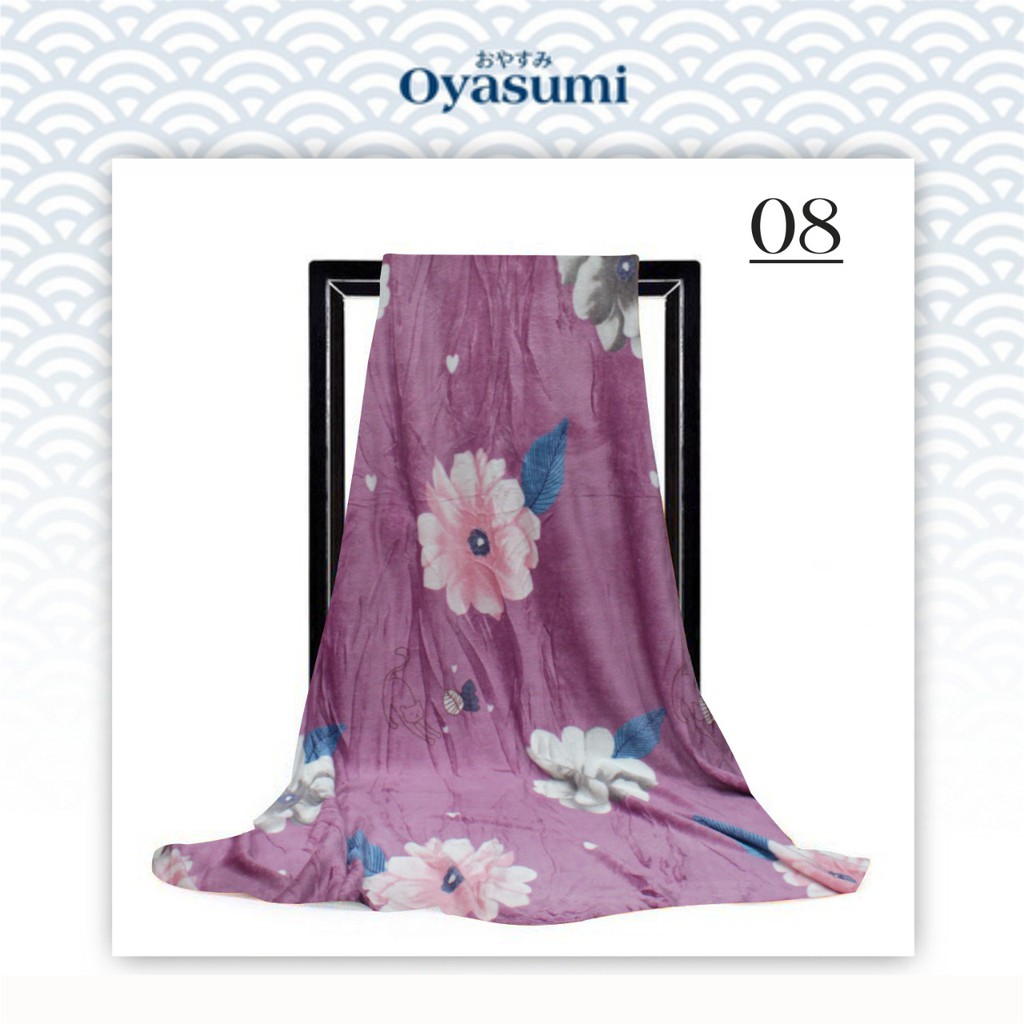 Oyasumi Selimut Motif Dewasa Classic 150x200 Selimut Bulu Halus Selimut Bulu Motif-08
